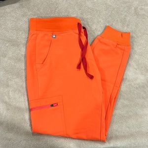 FIGS 🧡 Sunset Orange Zamora Joggers